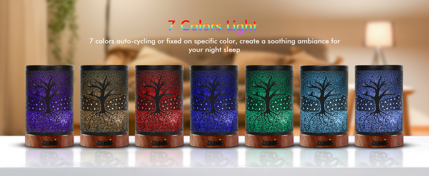 Metal Oil Diffuser Tree Life-3