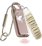 Weten Personal Safety Alarm Keychain – 130dB Siren with Bottom Speaker, LED Light, Wristlet & Car...