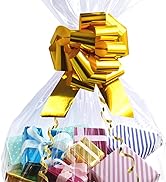 cellophane bag for gift basket, basket wrapping plastic, wowfit 24x30 cello bags
