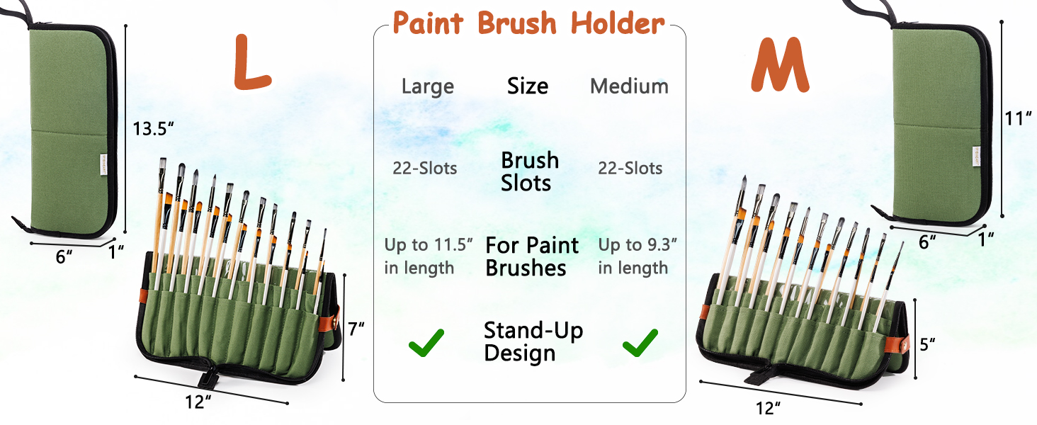 Paint Brush Holder & Organizer
