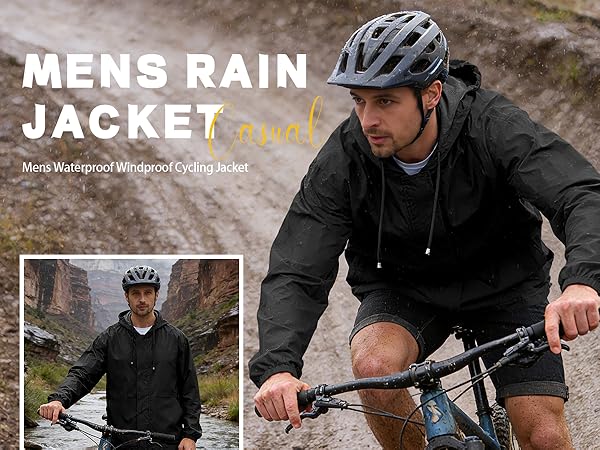 MENS RAIN JACKET