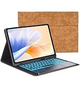 Keyboard Case for Samsung Galaxy Tab S10+ Plus / S9 FE+ Plus / S9+ Plus 12.4inch - 7 Colors Backl...