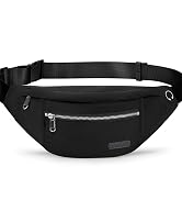 MAXTOP Large Crossbody waist Pack with 4-Zipper Pockets,Gifts for Enjoy Sports Festival Workout T...