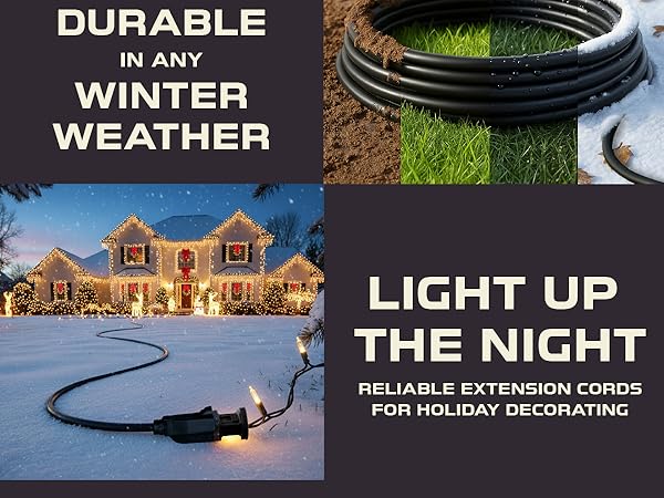 black outdoor cord