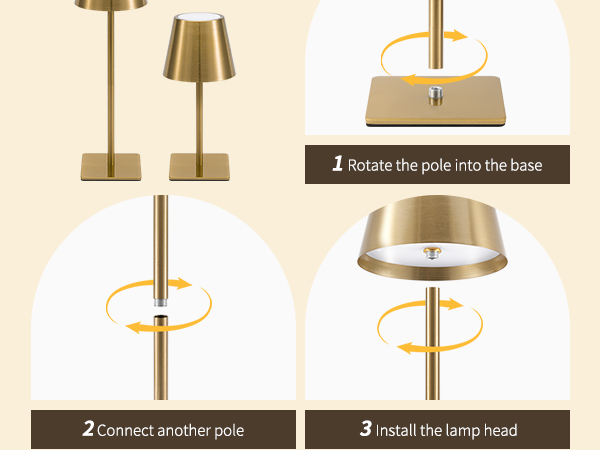 touch lights for table
