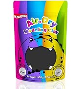 ifergoo Black Air Dry Clay, DIY Creative Modeling Clay for Kids, Super Light Magic Clay for Kids ...