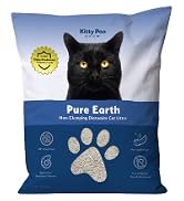 Kitty Poo Club Pure Earth Non-Clumping Diatomite Cat Litter, 7.5 lbs, Ultra Lightweight, High Abs...