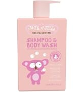 Jack N' Jill Natural Bathtime Kids Shampoo and Body Wash - Suitable for Sensitive Skin, Dermatolo...