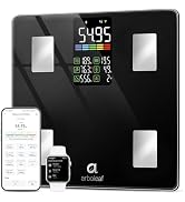 Arboleaf Smart Scale with BMI, Body Fat, Muscle Mass, 14 Composition Metrics, Large LED Display, ...