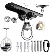 ZoeZure Heavy Punching Bag Hanger | Wall/Ceiling Mount Hook with 180° / 360° Rotation | Wood Beam...
