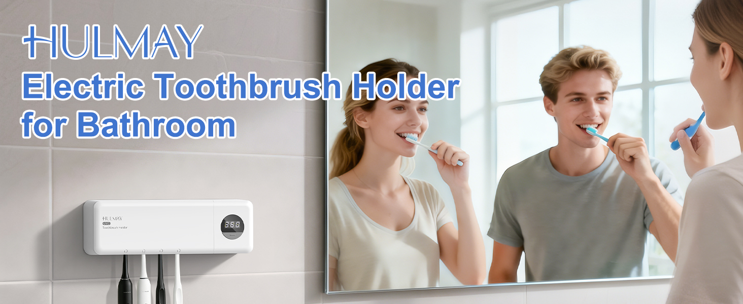 electric toothbrush holder for bathroom