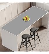 Extra Large Silicone Mat, 78.7”x 23.6” Heat Resistant Mats for Countertop, Large Kitchen Island P...