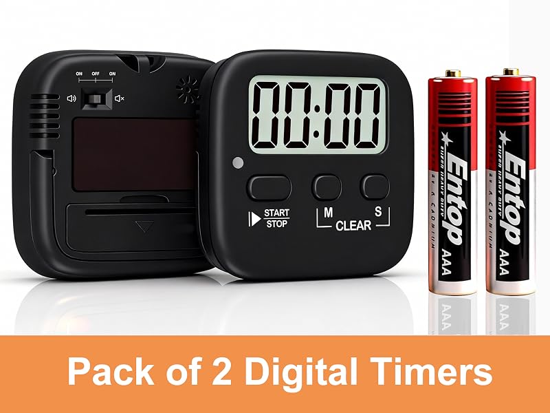 Pack of 2 Digital Timers