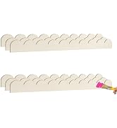 Scalloped Decorative Wood Trim Unfinished Scalloped Wood Molding DIY Wooden Moulding Trim for Hom...