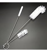 Living and Giving 3Pcs Set of Bottle Cleaning Brushes Kitchen Nylon Multifunction Clean Brush Set
