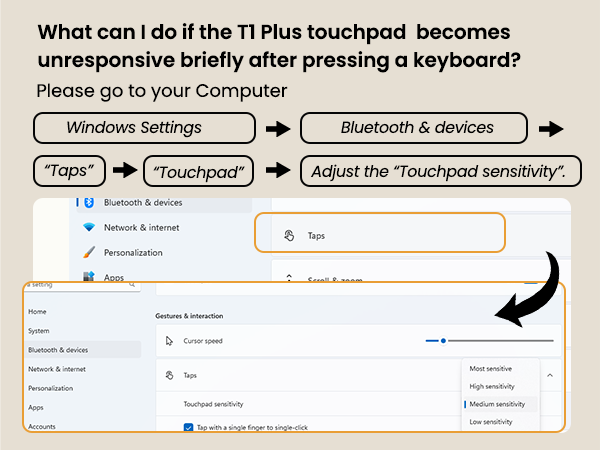 Bluetooth Trackpad for Windows 10/11