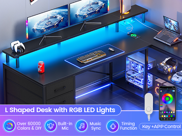 l shaped gaming desk