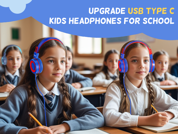 USB Type C Kids Headphones