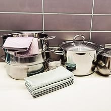 cleaning & polishing stainless steel appliances sparking and shiny