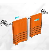 Large Towel Bar for Bathroom Wall,Adjustable 17~29 Inch Towel Racks for Bathroom Wall Mounted,Tow...