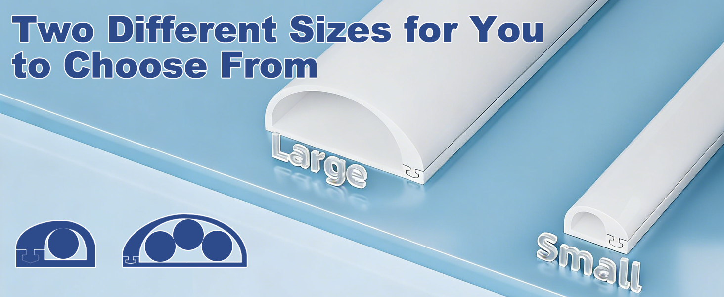 small & large size