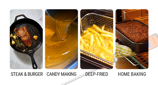 steak thermometer meat temperature probe food thermometer for cooking candle thermometer for wax