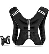 JBM Weighted Vest 12 lb for Men and Women Neoprene Fabric Sand Filling & Adjustable Buckle Strap ...