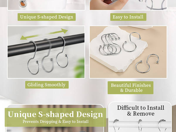 shower curtain rings