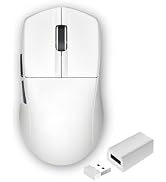 HUO JI E-YOOSO Wireless Gaming Mouse, 8KHz Polling Rate, 10–45000 DPI Adjustable, Bluetooth/2.4G/...