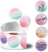 Joatuxul 3 inch Round Thermal Labels, Thermal Printer Labels use for Barcode, Shipping, Customize...