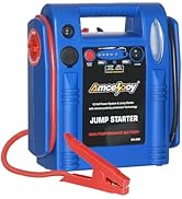 Amcelooy 2000 Peak Amp Car Battery Jump Starter, 12V Booster for Up to 8.0L Gas & 8.0L Diesel Eng...