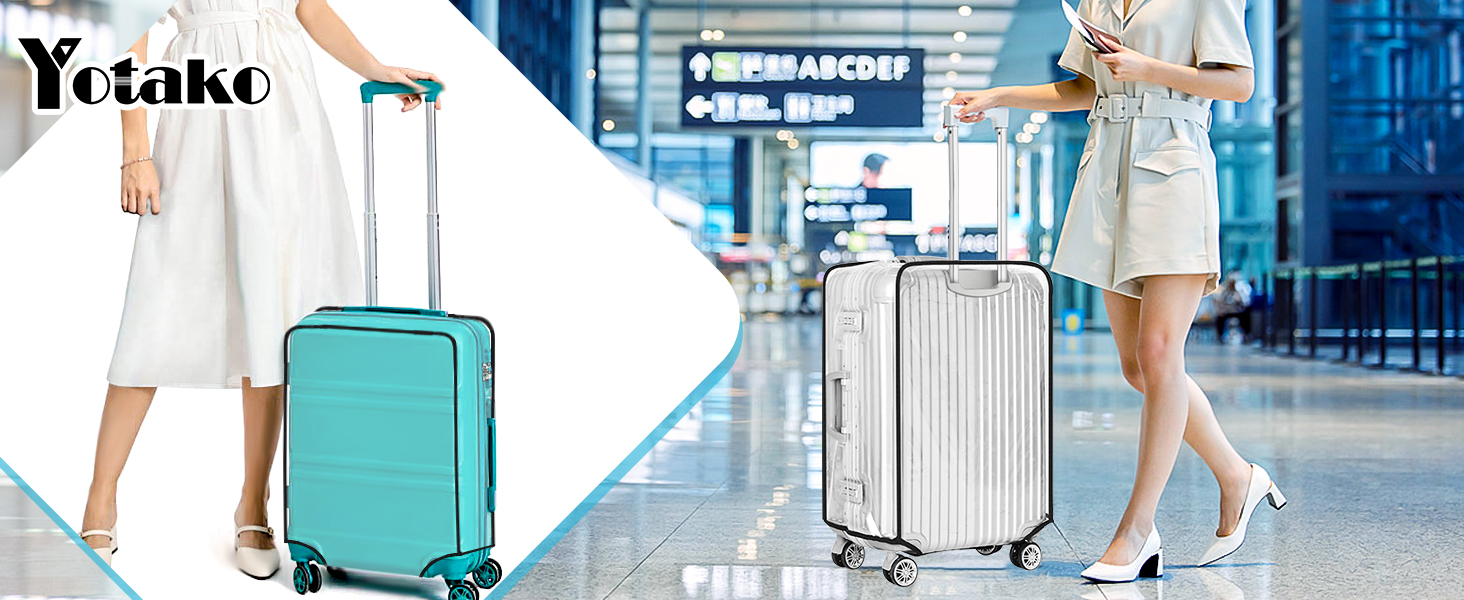 a woman's hand is holding a suitcase in an airport.