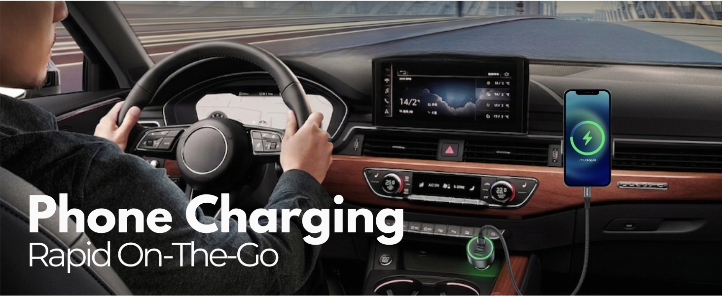 usb-c phone car charger