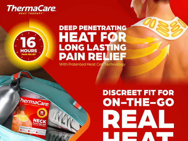 Deep penetrating heat for long lasting pain relief