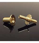 Gold Male-Lock Pool Snooker Cue Walking Cane Wood Stick Vacuum Quick Release Brass Joint Pin Conn...