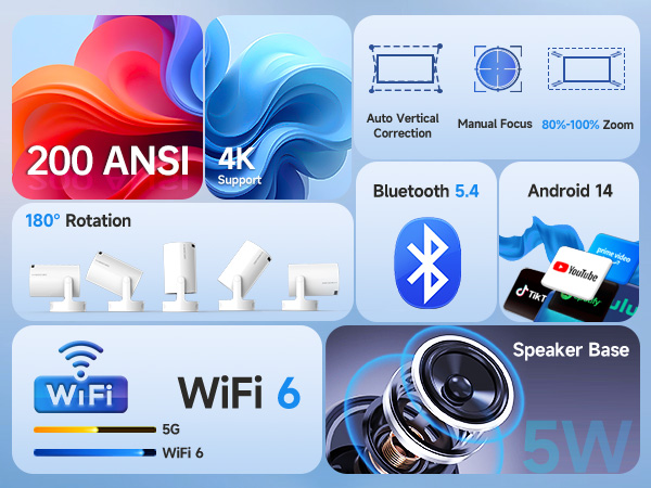 4k projector portable projector