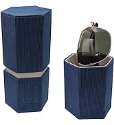 XL LARGE Sunglasses Case that become 2 desk office holders - Oversized Eyeglass Case w/Pouch & Cl...