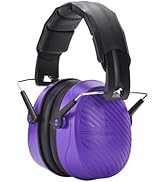 PROHEAR EM038 Ear Protection Safety Earmuffs for Mowing, 28dB Noise Reduction Passive Hearing Pro...