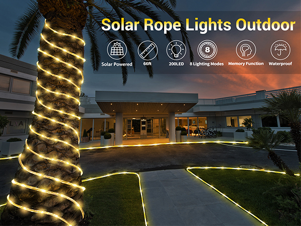 solar rope lights