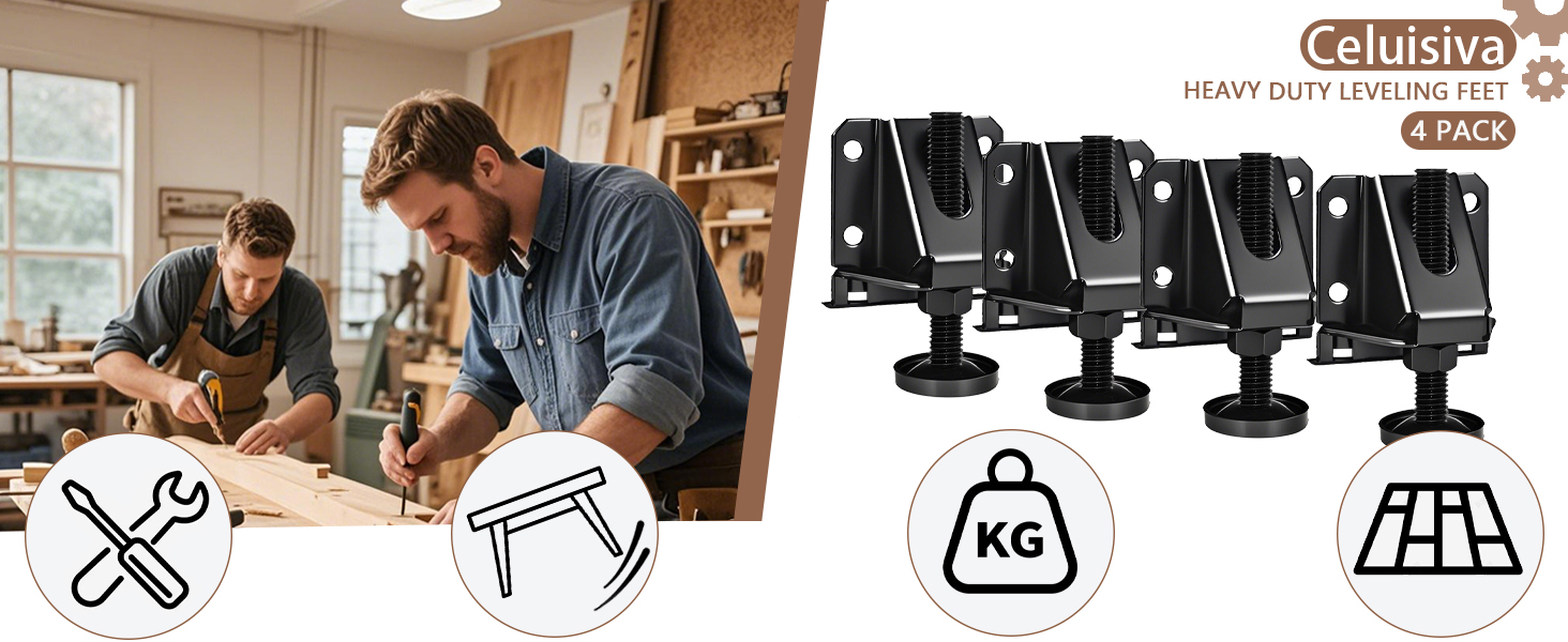 Heavy Duty Leveling Feet