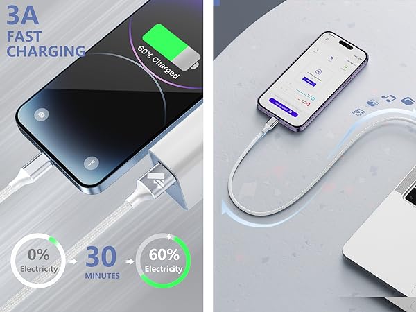 short iphone charger
