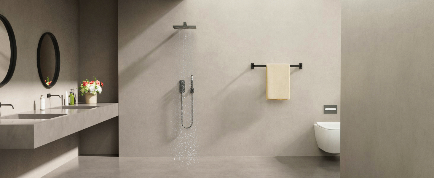 Mooche Bathroom Towel Bar, 16 inch