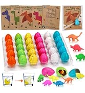 Thremhoo 30PCS Hatching Dinosaur Eggs Valentines Day Cards for Kids School Classroom Novelty Dino...