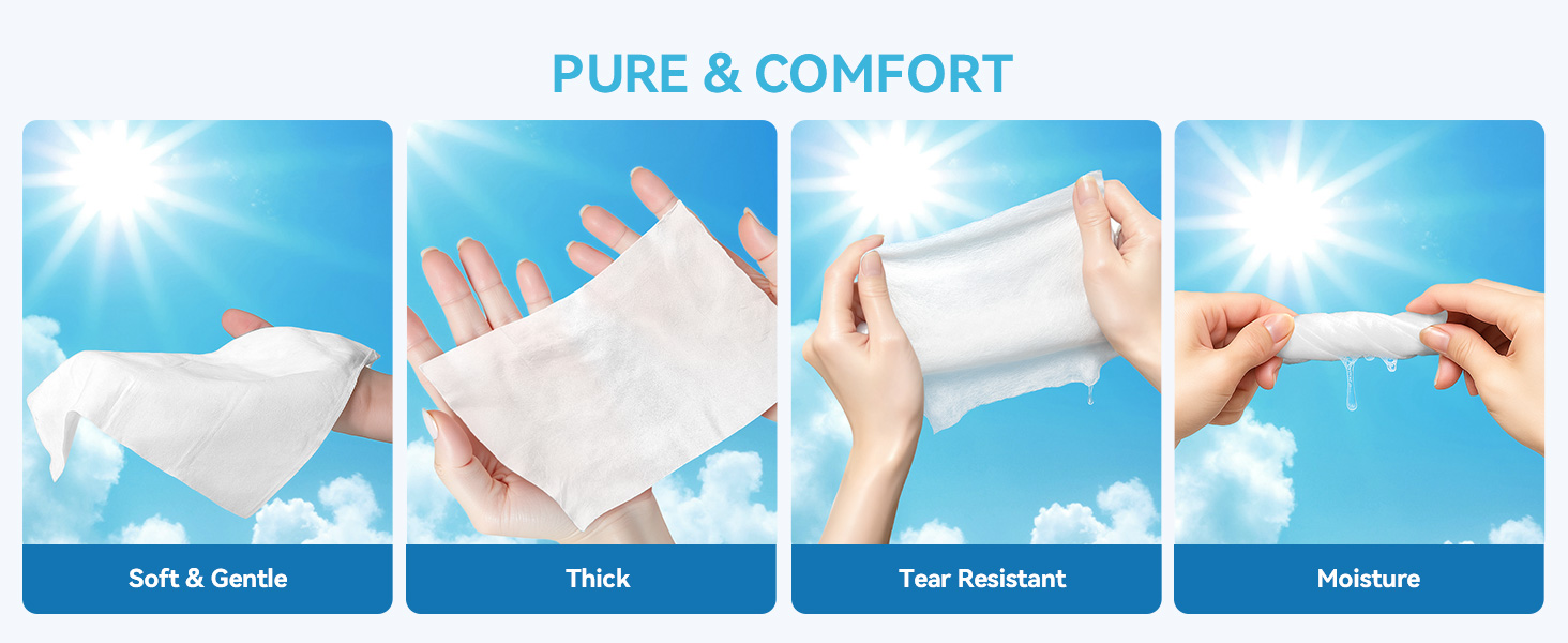 Wonderful Flushable Wipes, Mini Travel Pack, Fragrance Free