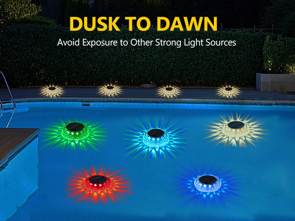 solar lights for pool