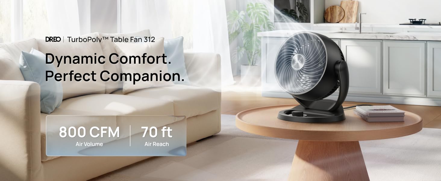 Table Air Circulator Fans