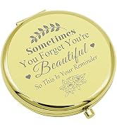 Inspirational Gifts for Girls Rose Gold Compact Mirror Encouragement Gifts for Female Friend Gift...