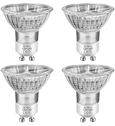 SCNNC GU10 50 Watt Halogen Bulb 120V Halogen Light Bulb for Candle Warmer Lamp Bulb Range Hood Li...