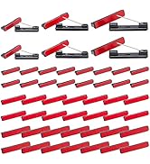 PH PandaHall 150pcs Self-Adhesive Safety Pin Bars 3 Sizes Badge Pin Backs Black Adhesive Safety P...