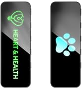 Personalized Color Screen Badge Walkie Talkies - Custom Logo Name Tag Two-Way Radios, Wearable Ch...